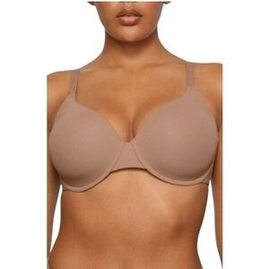 SKIMS 32DDDD 32G Tan Smooth Comfort Full Coverage T-Shirt Bra